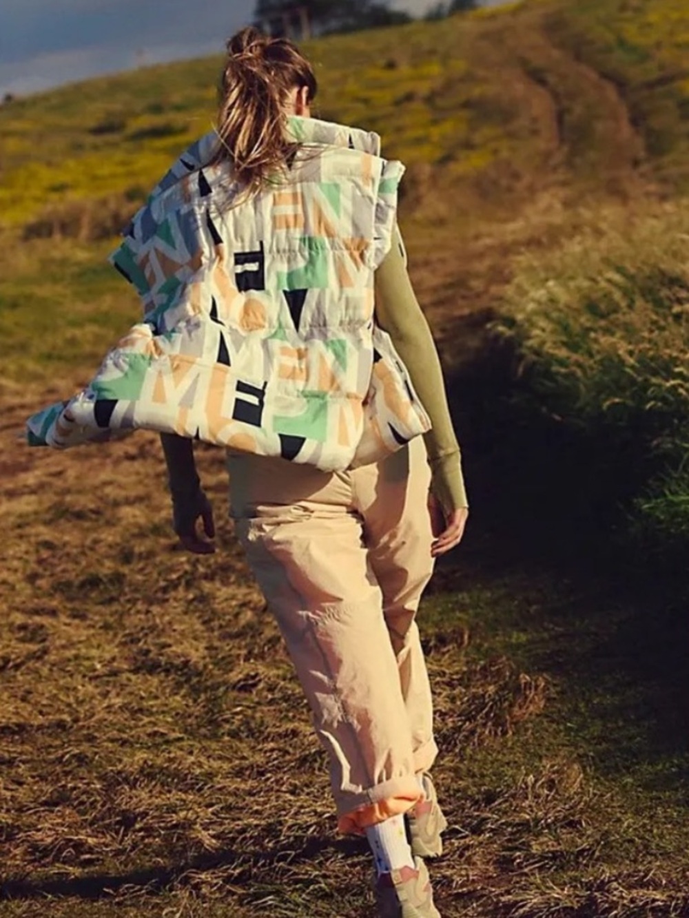 17. Free People Movement In A Bubble Printed Puffer Vest - XS - Picture 2 of 5